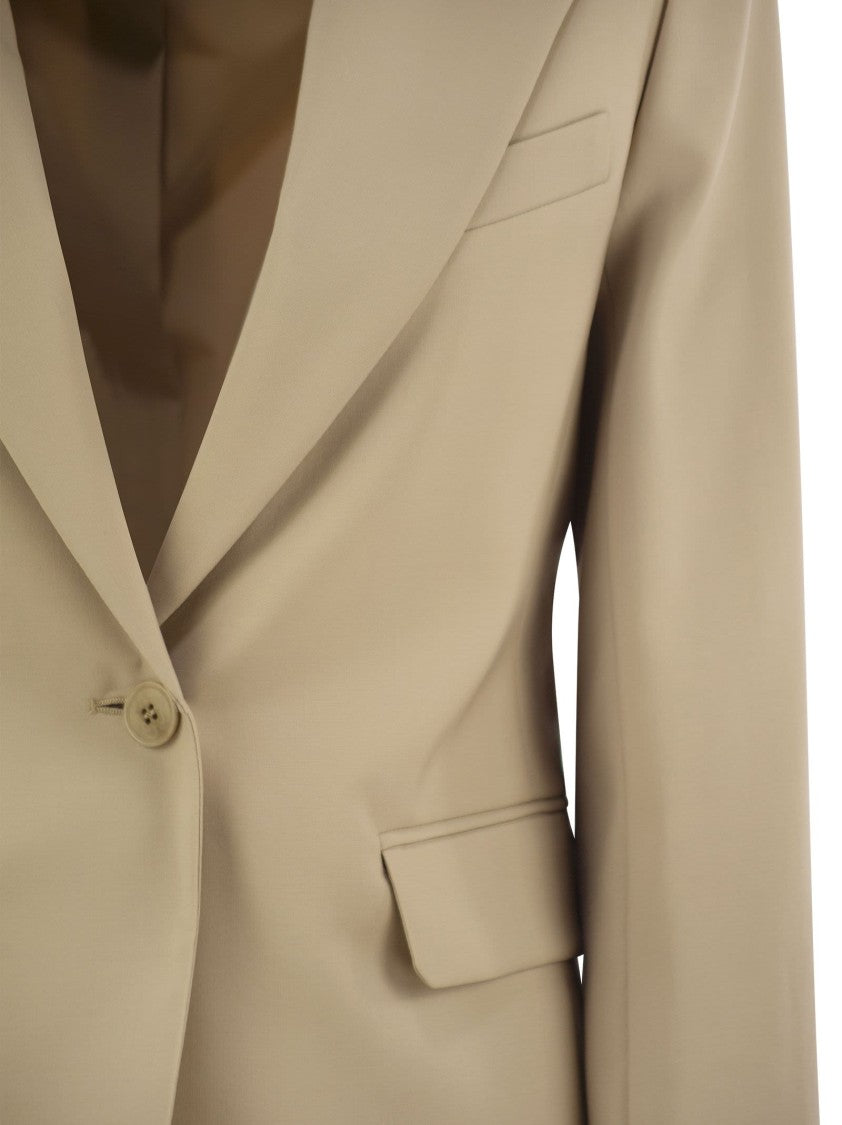 Max Mara Lamine - Natural Stretch Wool Blazer
