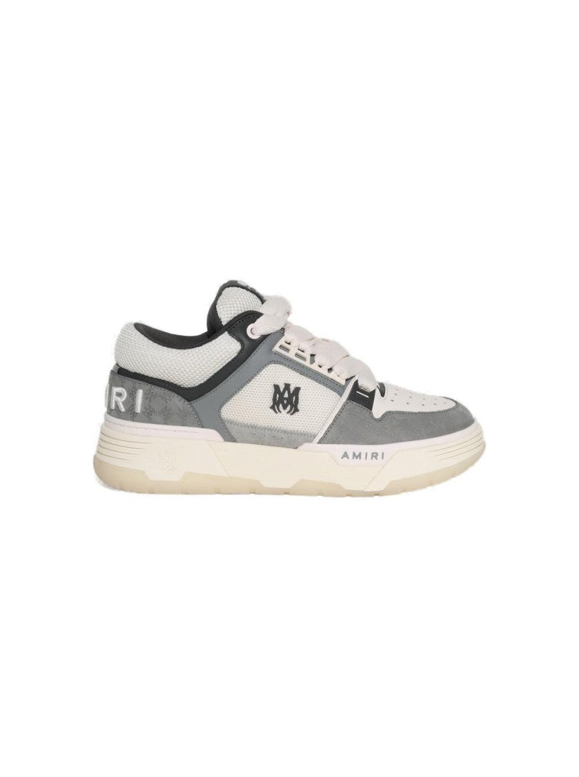 Amiri Quad Debossed Nubuck Ma-1  Sneakers Grey