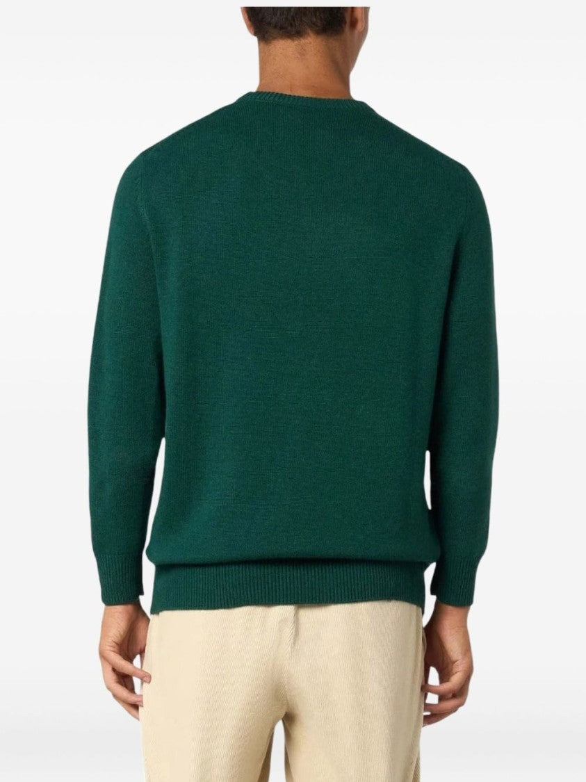 Mc2 Saint Barth Graphic Print Crew Neck Sweatshirt With Ribbed Details