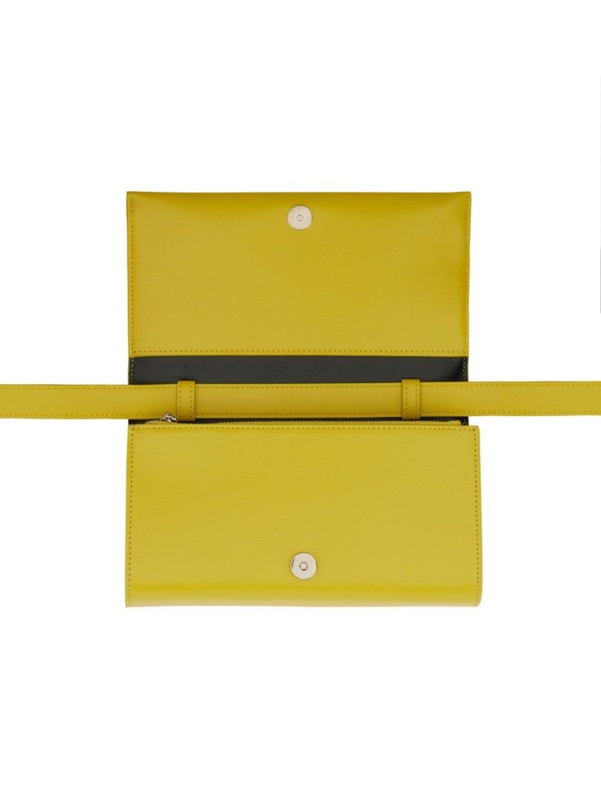 Jil Sander "All Day" Leather Shoulder Bag