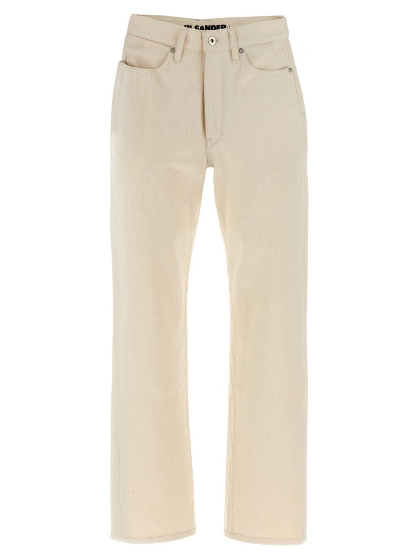 Jil Sander High-Waisted Japanese Raw Denim Jeans