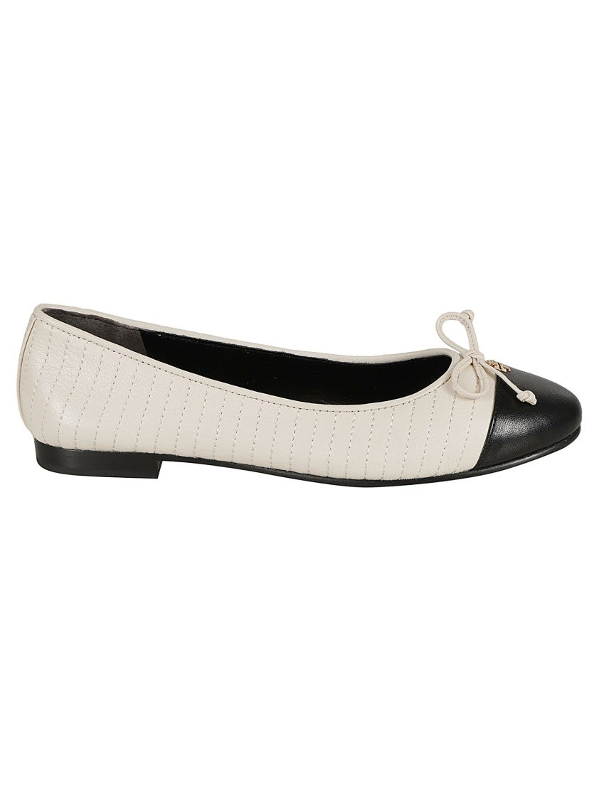 Tory Burch Quilted Caprine Leather Flats