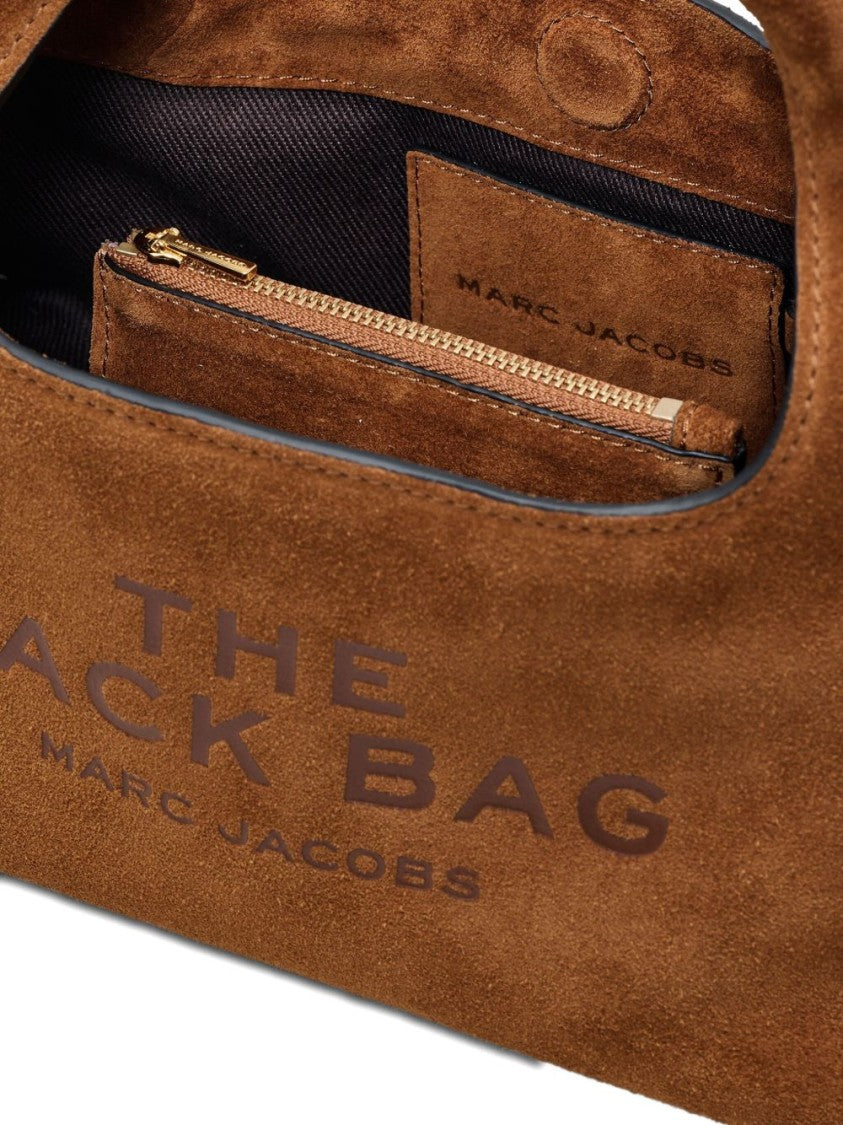 Marc Jacobs Compact Suede-Like Handbag With Embossed Detail