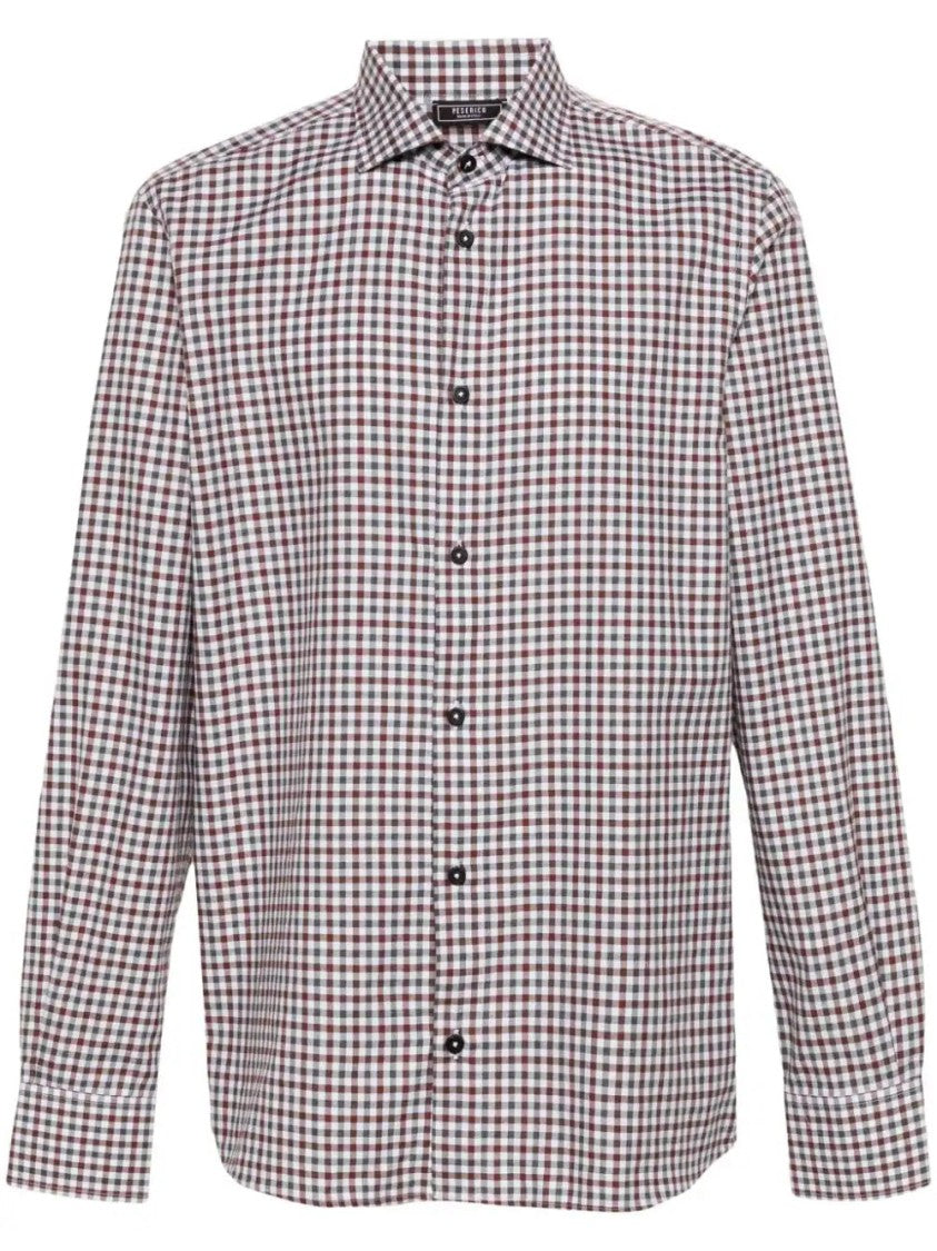 Peserico Gingham-Check Shirt