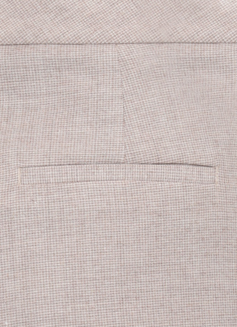 Peserico Beige Wool Pants