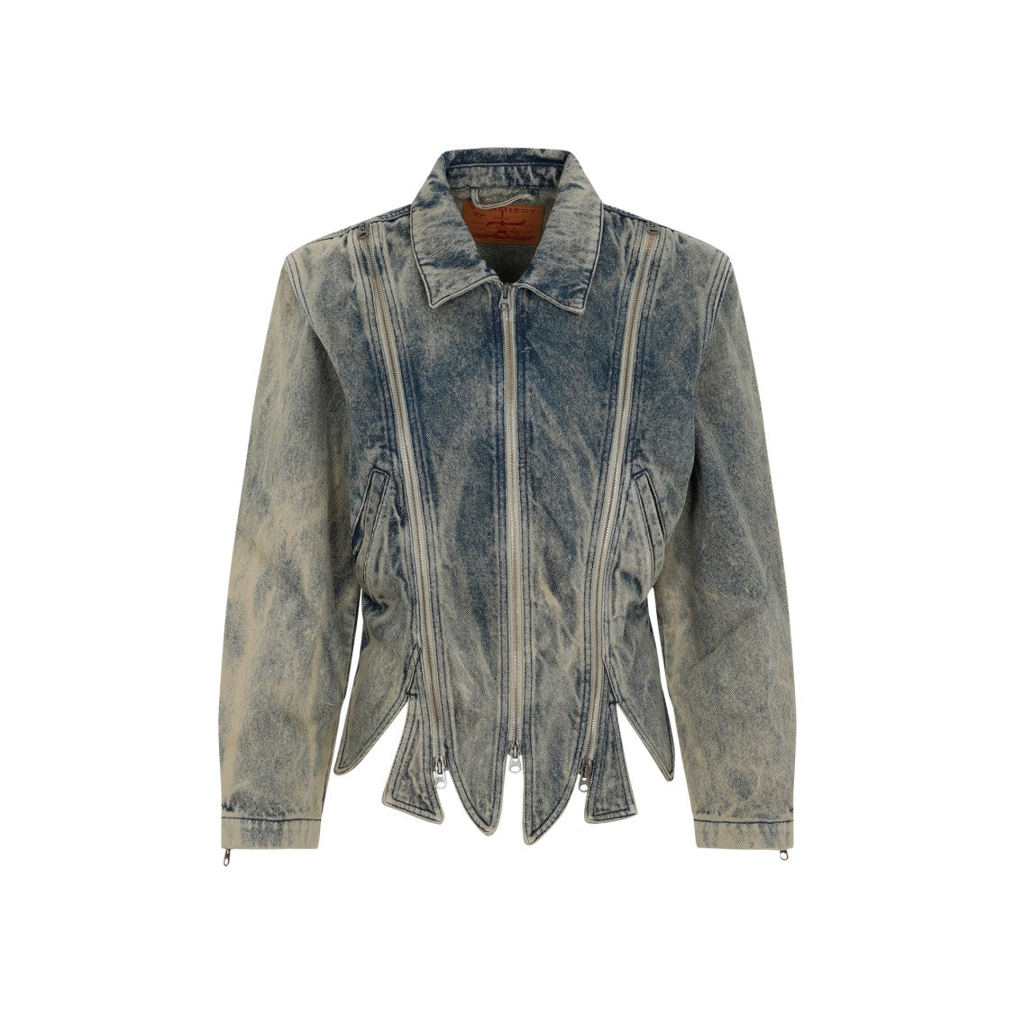 Y/Project Vintage Beige Tudor Zip Denim Jacket
