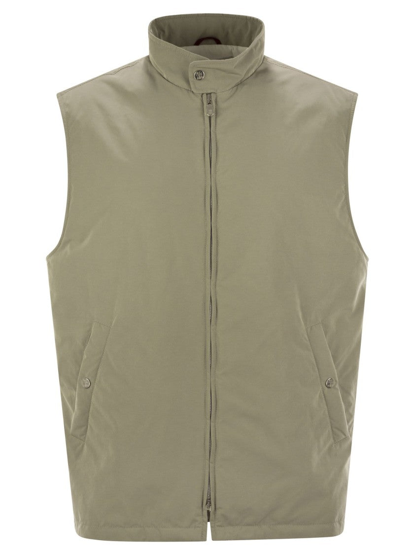 Brunello Cucinelli Water-Repellent Microfibre Waistcoat With Thermore® Padding