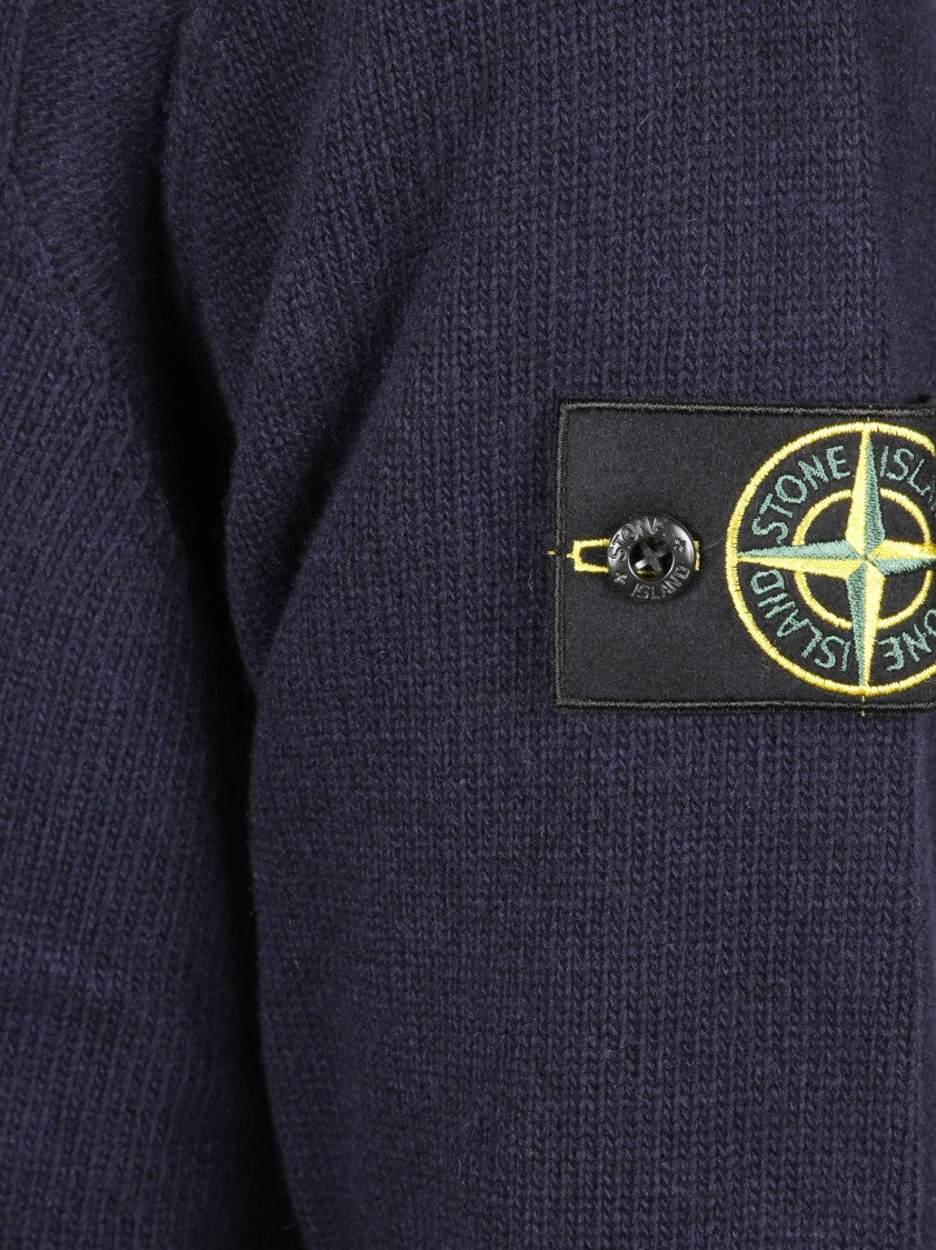 Stone Island Blue T-Shirts And Polos With Classic Cuts