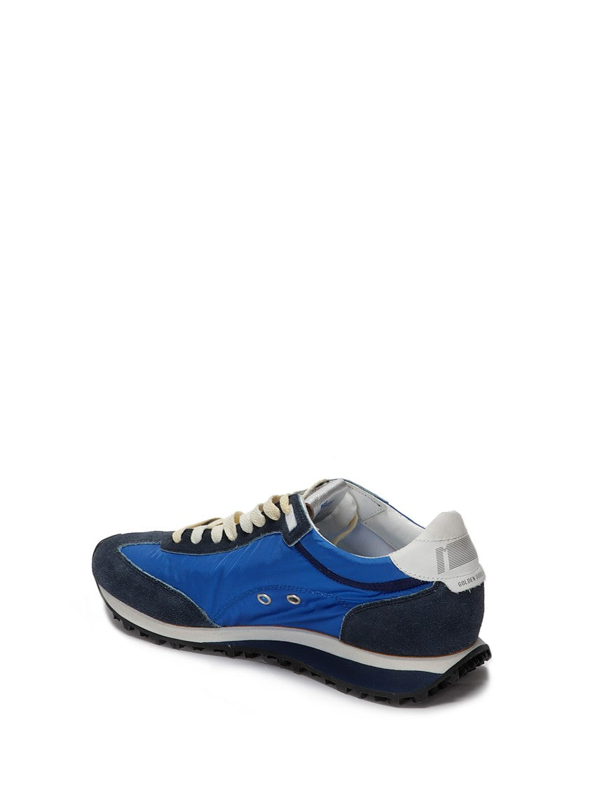 Golden Goose Running Marathon Nylon Upper Suede Sneakers