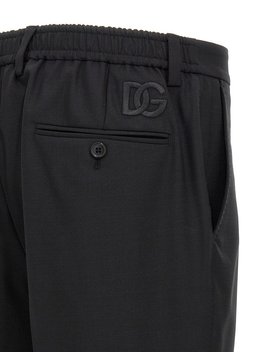 Dolce & Gabbana Logo Embroidery Pants