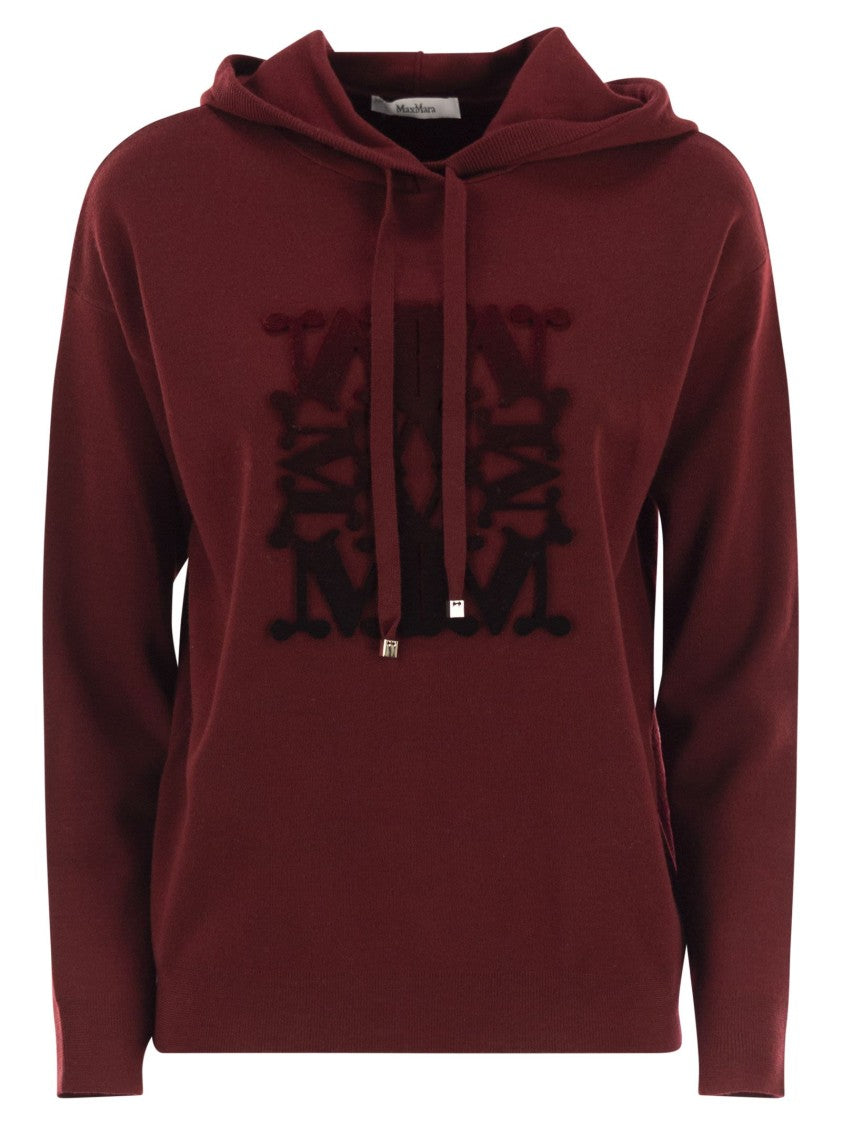 Max Mara Taddeo Sweatshirt In Wool Yarn