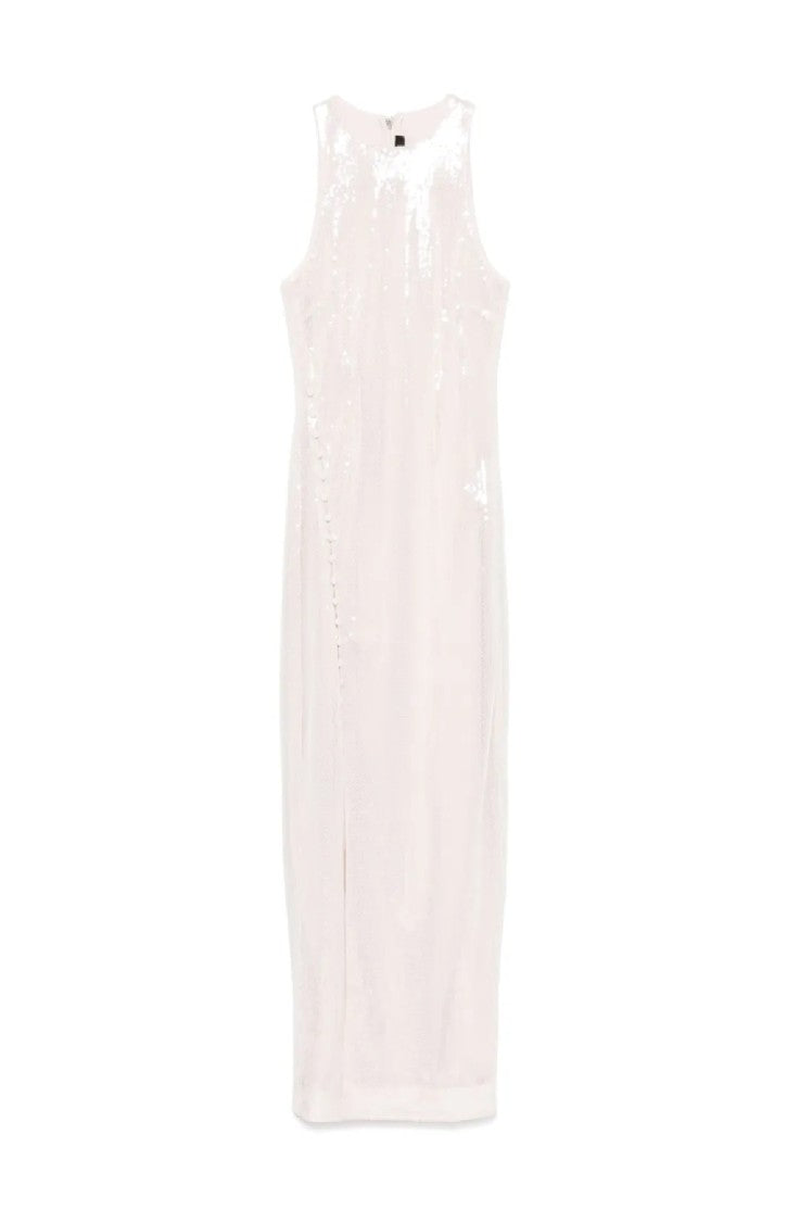 Rotate Fitted Sequin-Embellished Dress