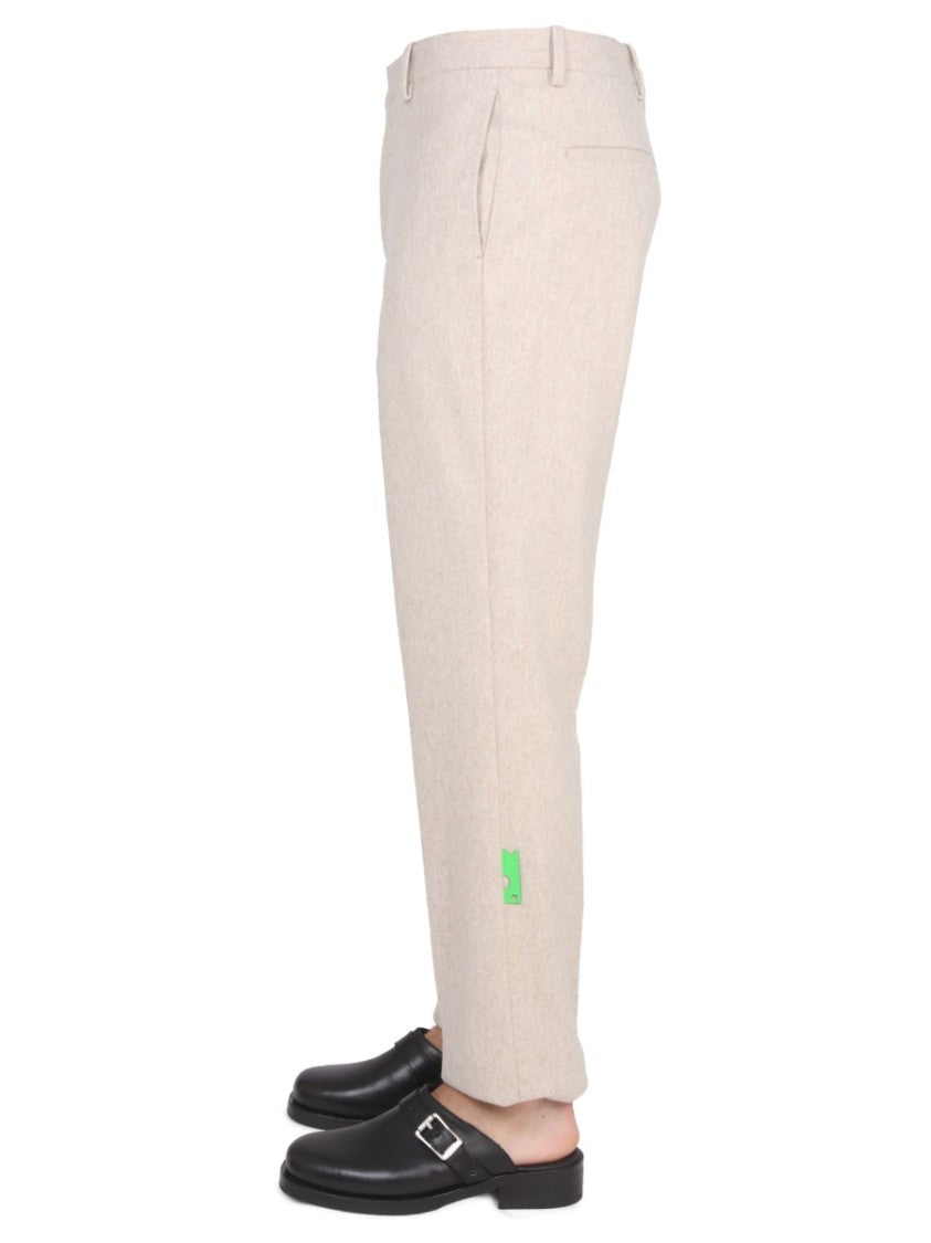 Off-White Tailored Slim Pants With Belt Loops