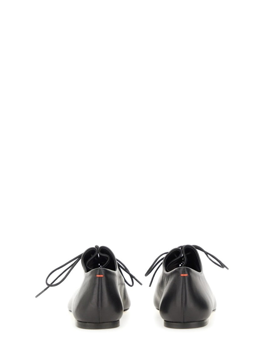 Aeydē "Isla" Black Lace-Up Shoe