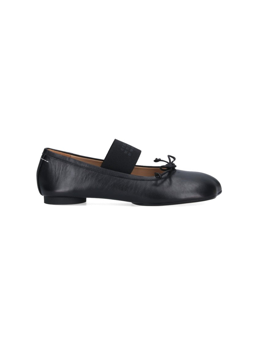 Mm6 By Maison Margiela "Anatomic" Ballerinas – Black
