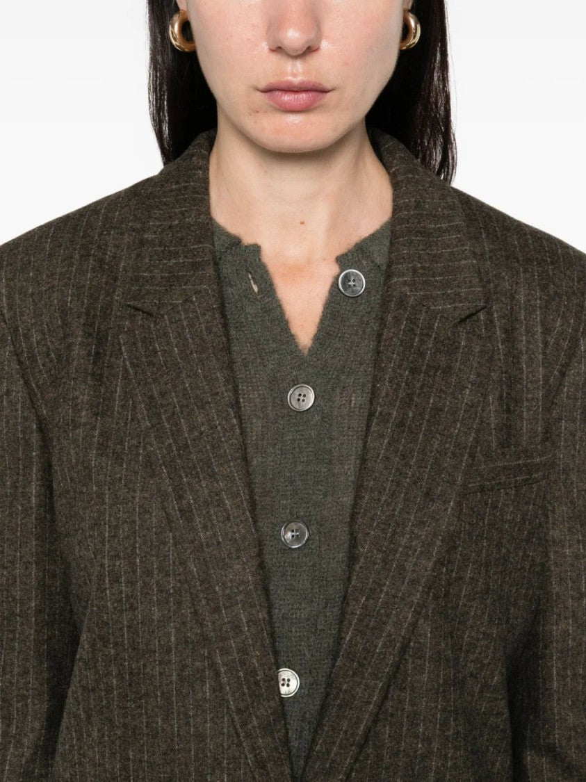 Isabel Marant Pinstripe Single-Breasted Blazer