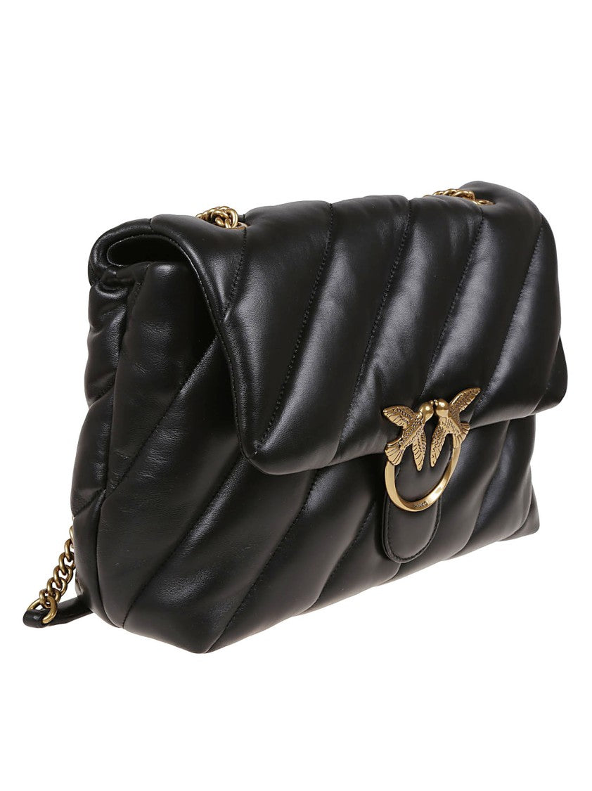 Pinko Love Puff Big Cl Sheep Nappa Shoulder Bag