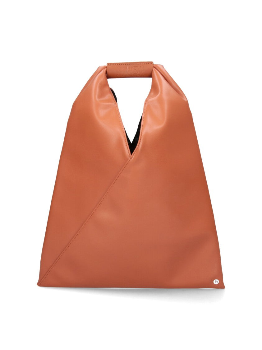 Mm6 By Maison Margiela "Japanese" Small Tote Bag Brown
