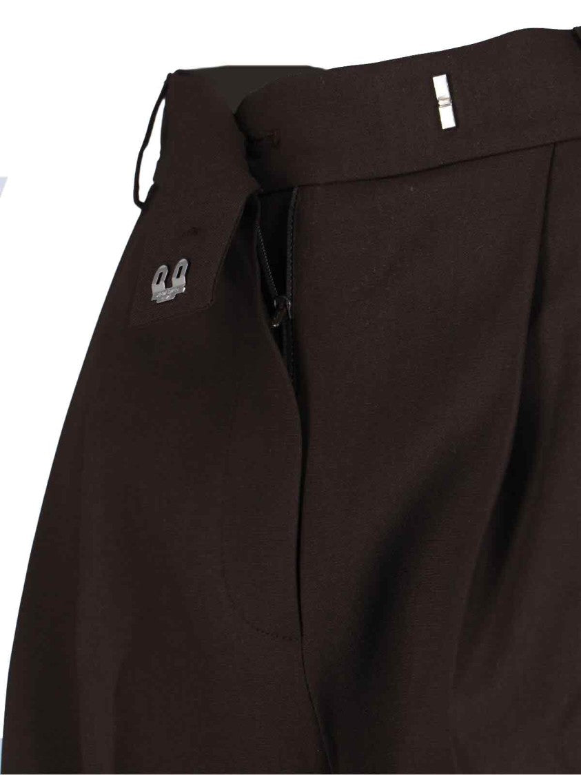The Frankie Shop Straight-Leg Trousers With Medium Rise And Pleated Front