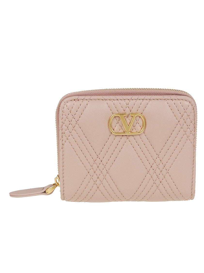 Valentino Garavani Zip Around Wallet Quiltie 67