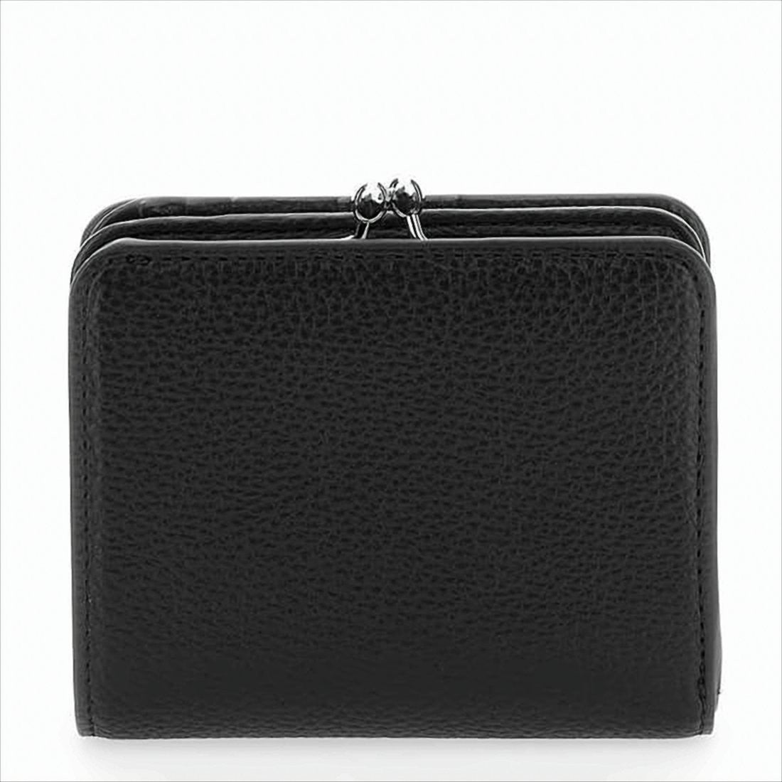 Vivienne Westwood Textured Polyurethane Wallet With Kiss-Lock Closure