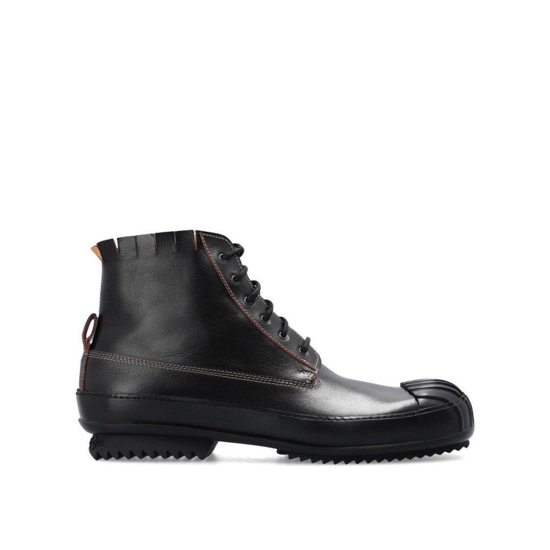 Maison Margiela Leather High-Top Sneakers
