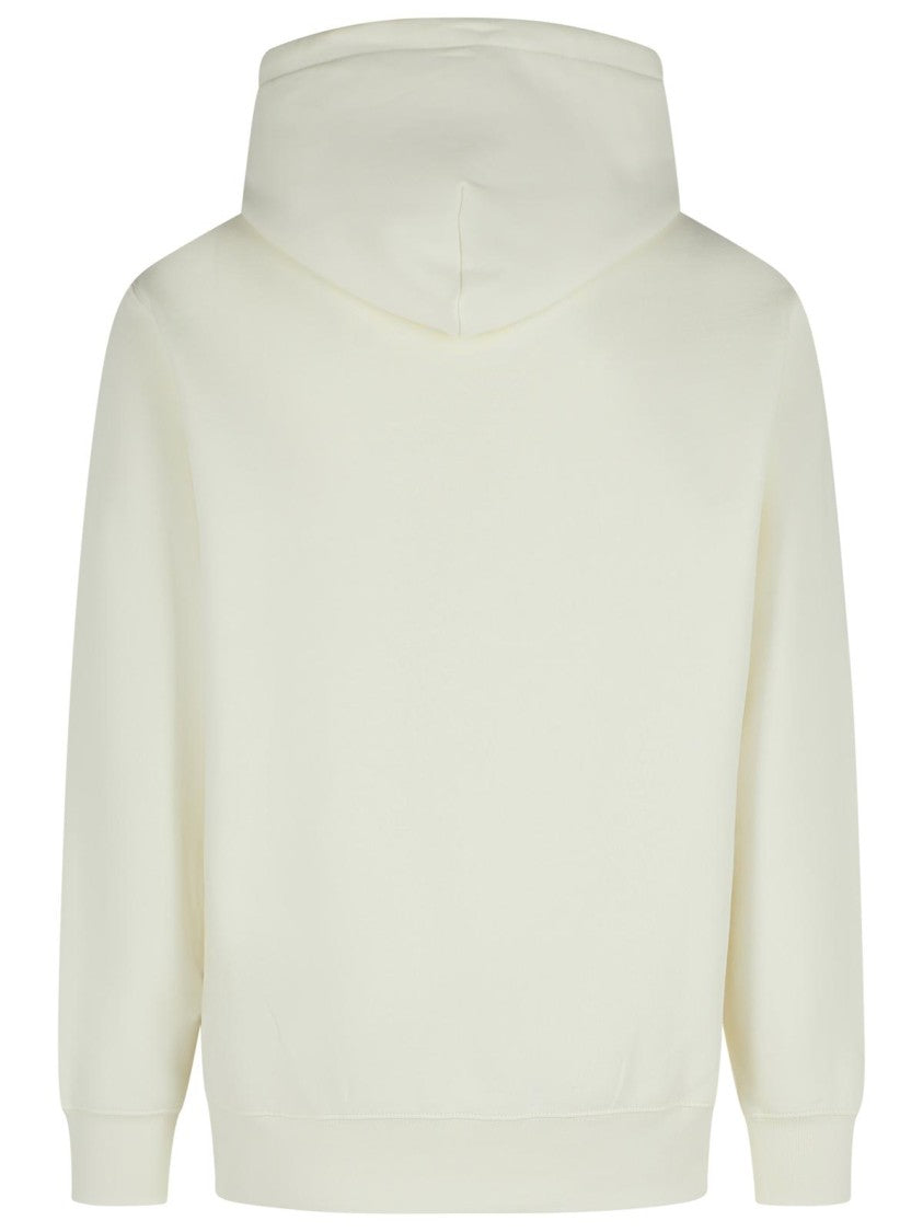 Polo Ralph Lauren Bear Sweatshirt In White Cotton Blend