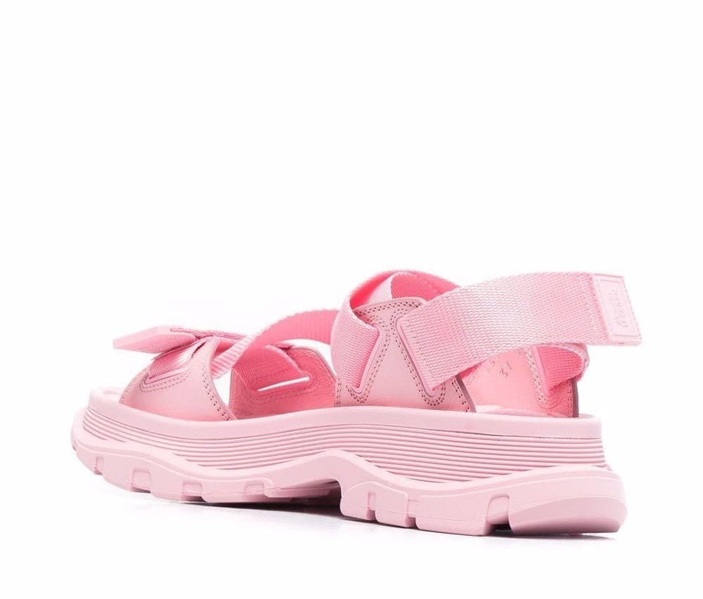 Alexander Mcqueen Tread Sandals With Adjustable Straps
