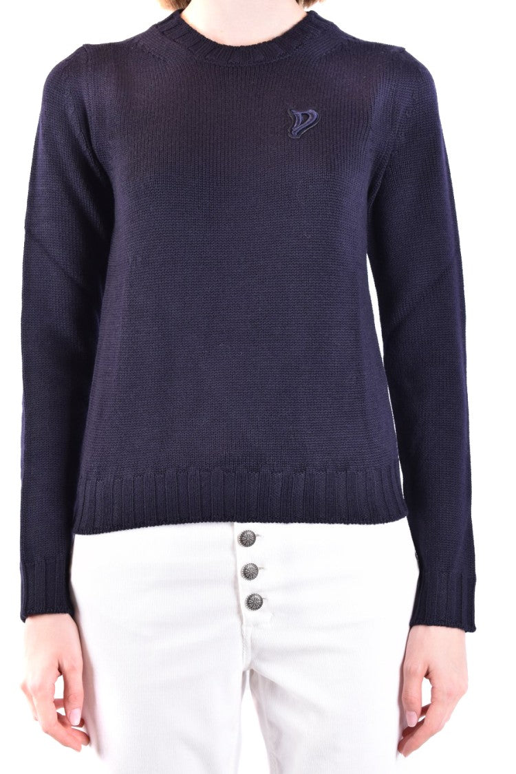Dondup Sky Blue Knit Sweater