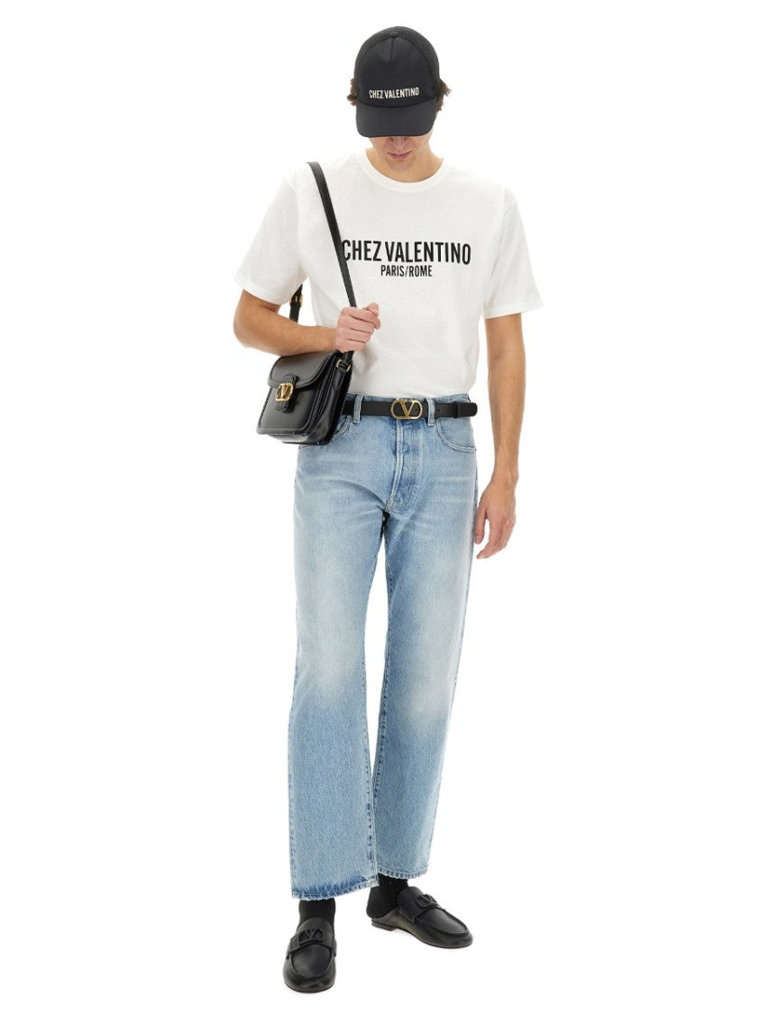 Valentino Cotton T-Shirt With Print