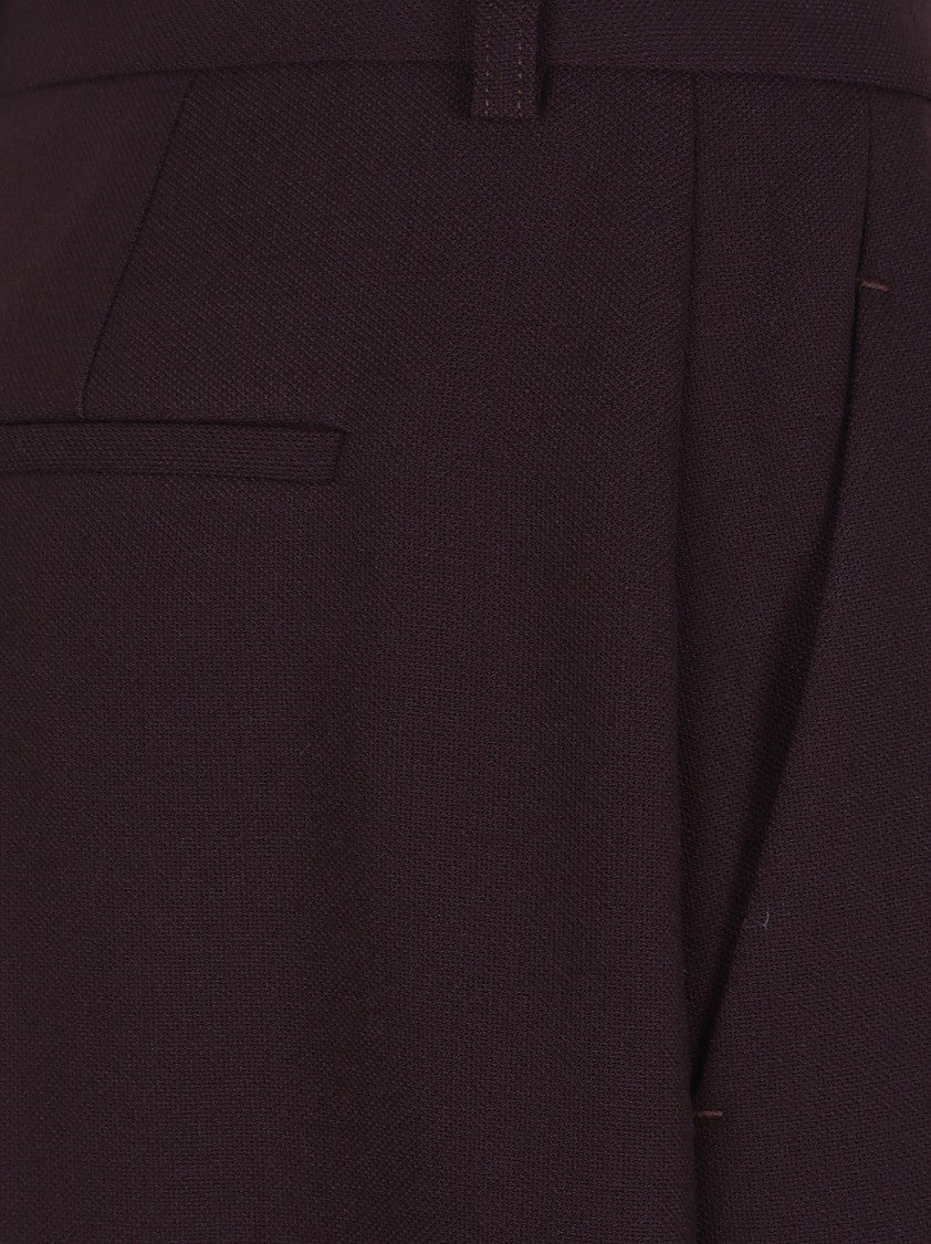 Victoria Beckham Tailored Straight-Leg Trousers With Mid-Rise Waist