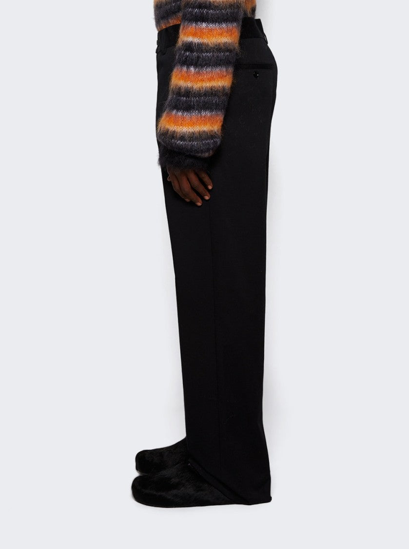 Marni Contemporary Black Cotton Trousers