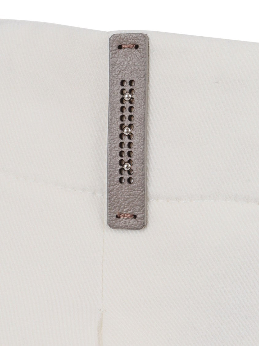 Peserico Cropped Trousers With Tapered Leg