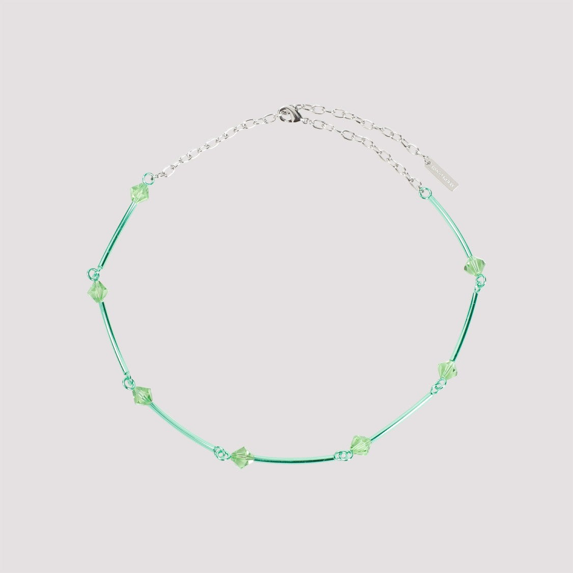 Hugo Kreit Spark Chain Mint Brass Necklace