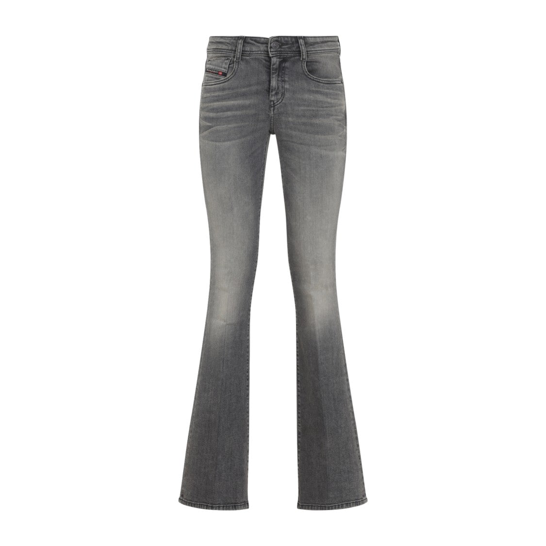 Diesel Fitted Flared Grey Jeans