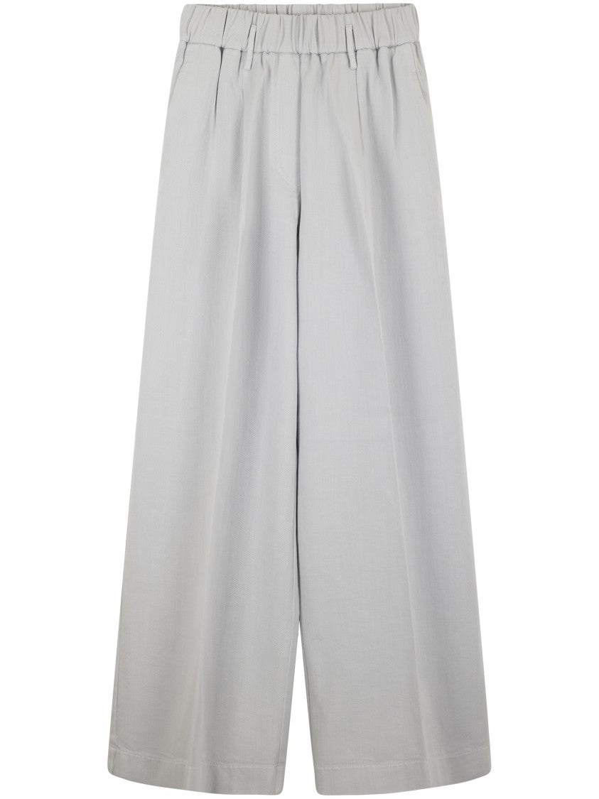 Forte Forte Fluid Silhouette Regular Waist Trousers