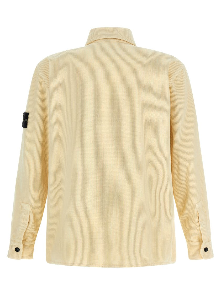 Stone Island Ribbed Velvet Overshirt