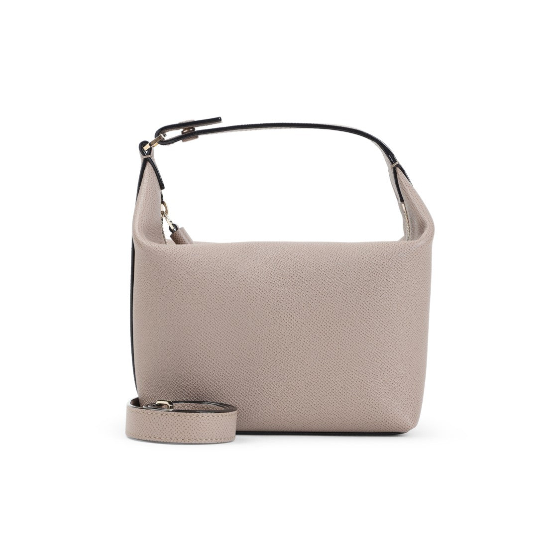 Valextra Sahara Beige Calf Leather Mochi Pouch Bag