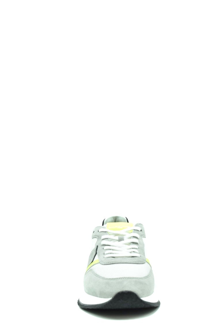 Philippe Model Multicolor Low-Profile Fabric Sneakers With Neon Accents