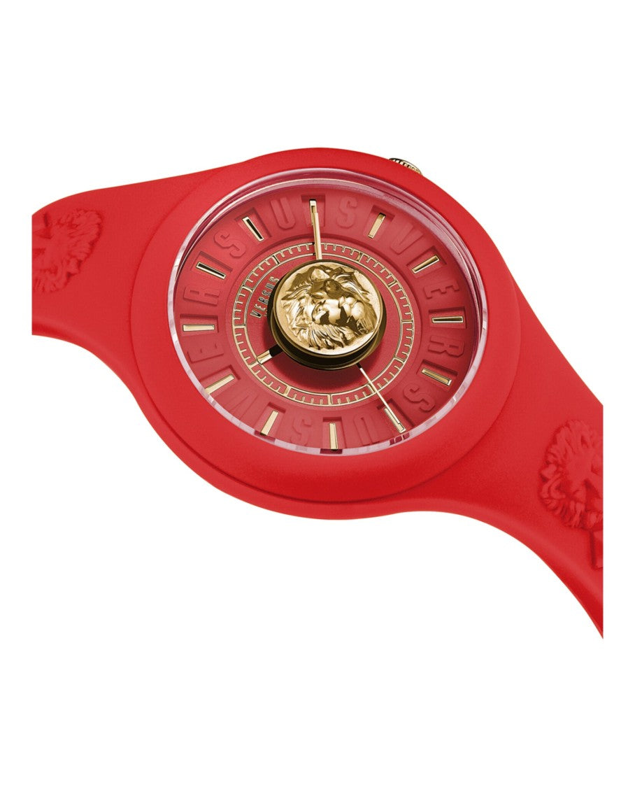 Versus Versace Fire Island Lion Strap Watch