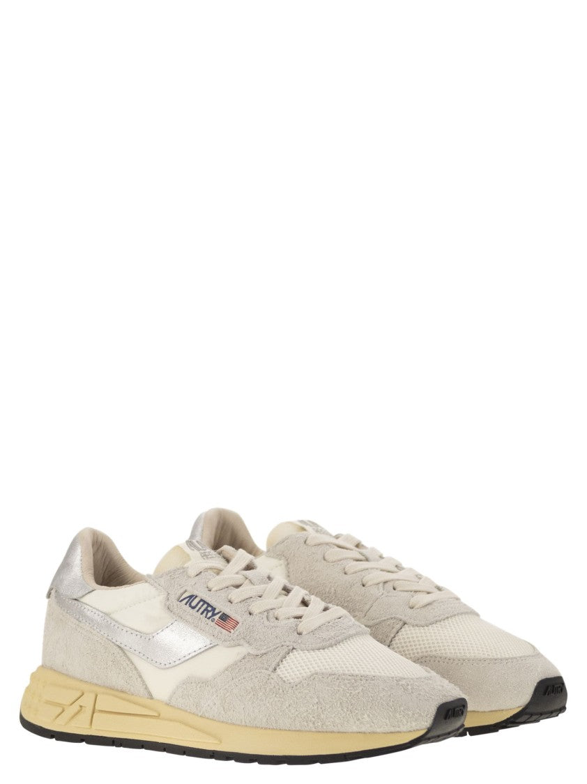 Autry Reelwind - Suede And Technical Textile Trainer