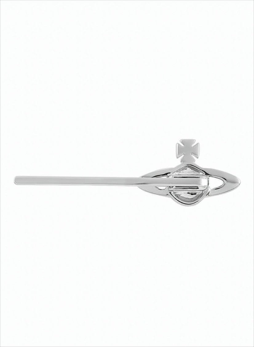 Vivienne Westwood Platinum Crystal Hair Accessory