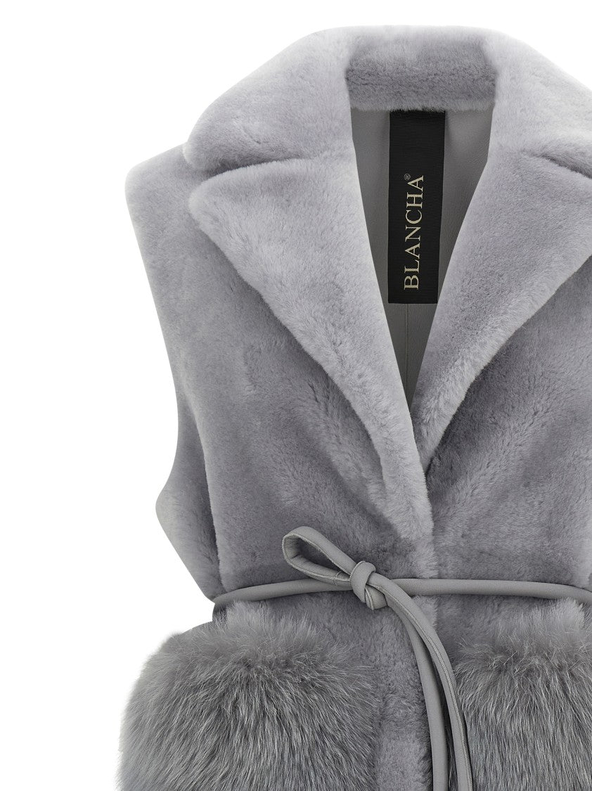 Blancha Merino Straight-Volpe Shadow' Vest