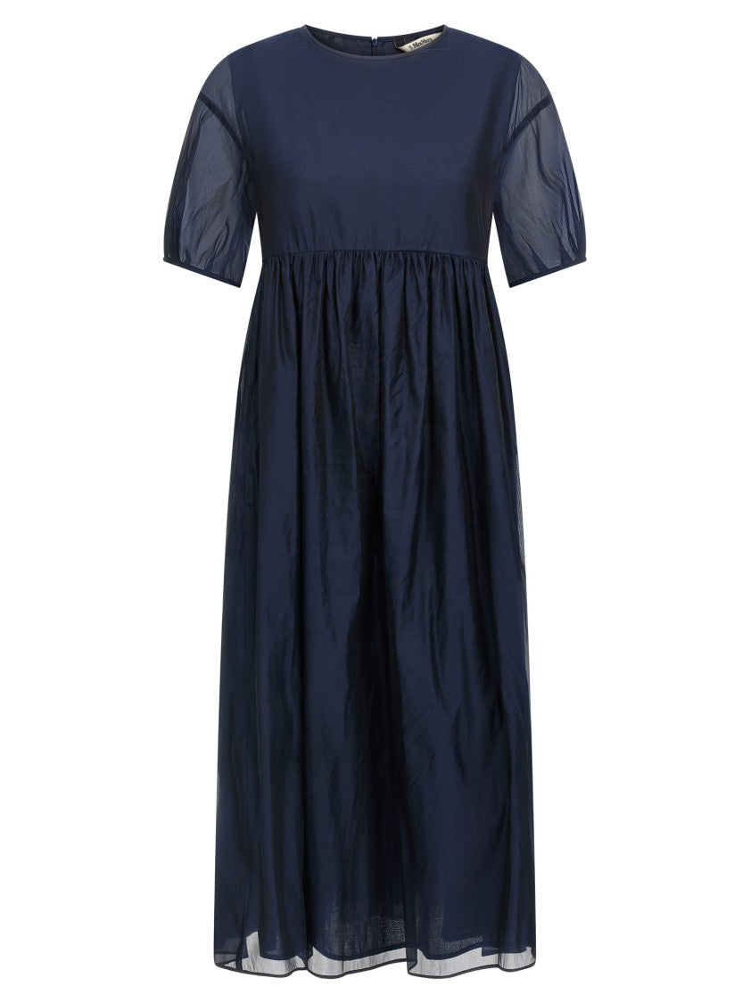 Max Mara Silk Blend Midi Dress
