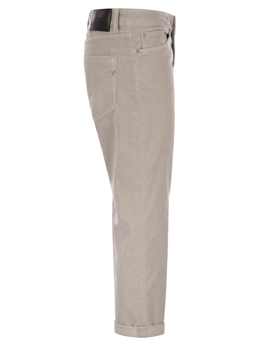 Dondup Koons - Multi-Striped Velvet Trousers