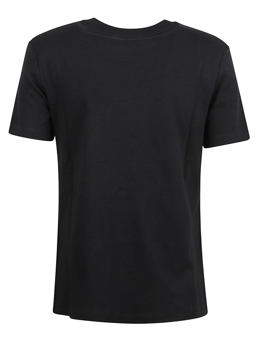 Max Mara Short-Sleeved Minimalist T-Shirt With Chest Pocket
