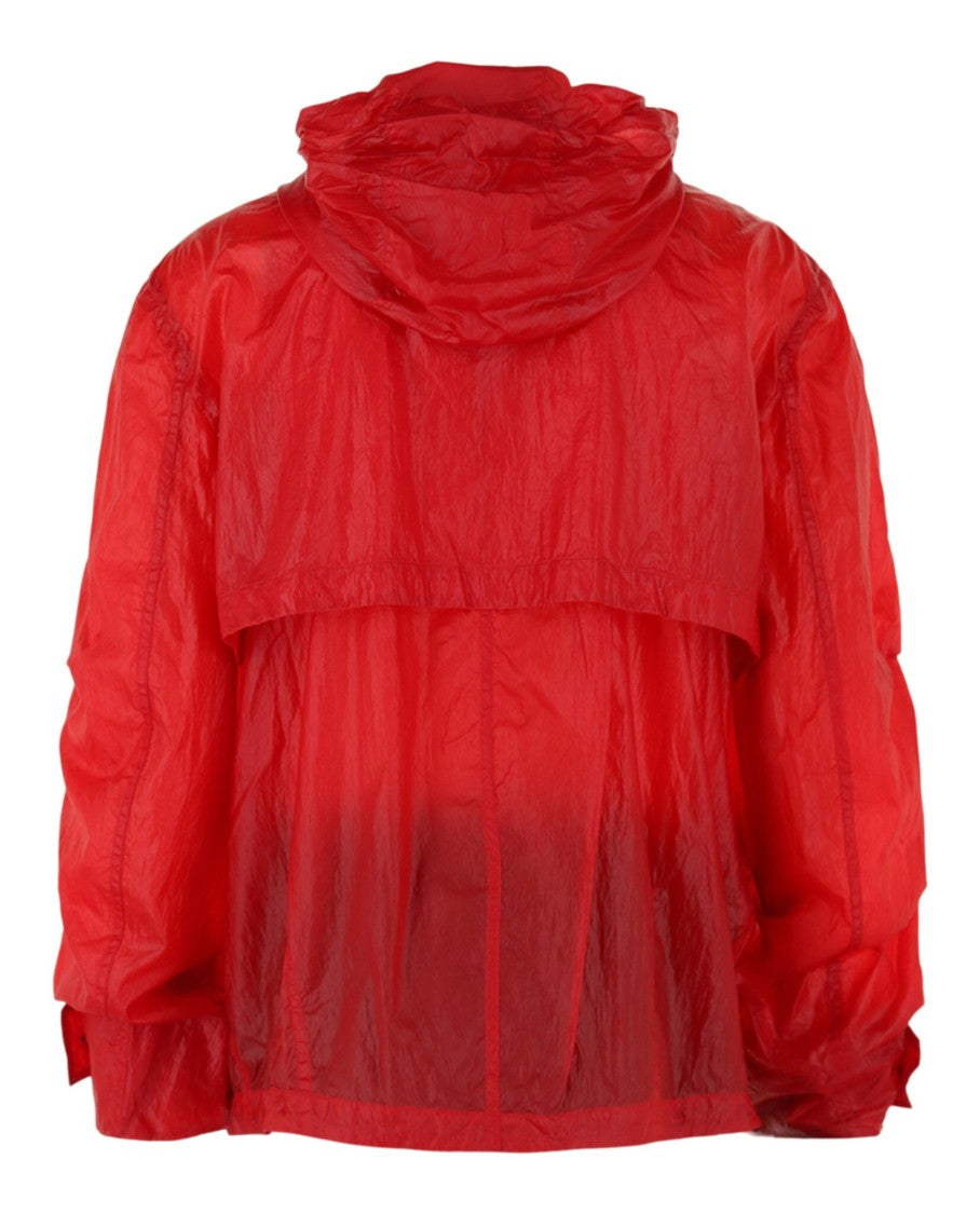 Ferragamo Hooded Windbreaker Jacket With Adjustable Drawstrings
