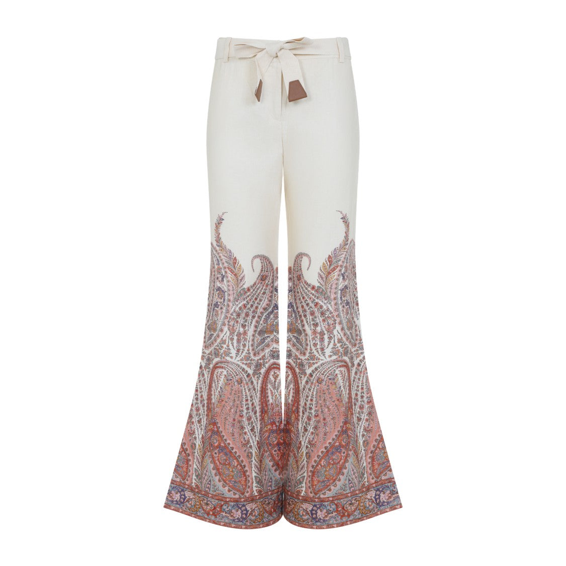 Zimmermann Rhiannon White Linen Pants