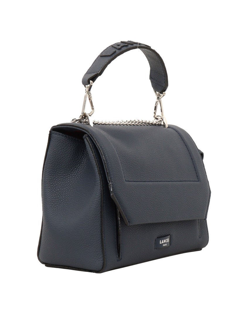 Lancel Sac Rabat M Textured Calfskin Medium Handbag