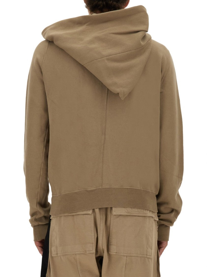 Drkshdw By Rick Owens Asymmetrical Zipper Sweatshirt